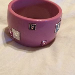 Vintage pink playboy bracelet